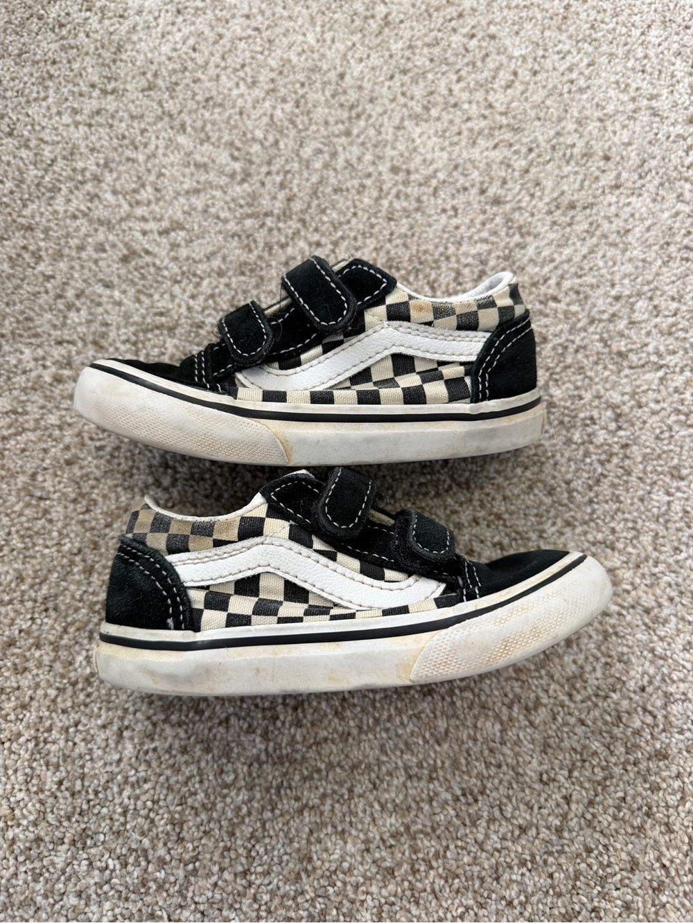 Vans Toddler Old Skool V Shoes Checkerboard